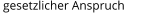 Gesetzlicher Anspruch